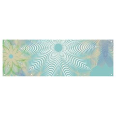 Floral Abstract Flowers Pattern Banner And Sign 12  X 4 