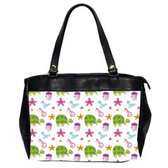 Turtle Animal Sea Life Oversize Office Handbag (2 Sides) by danenraven