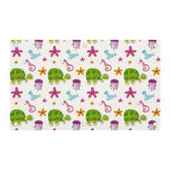 Turtle Animal Sea Life Banner And Sign 5  X 3  by danenraven