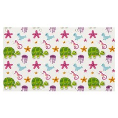 Turtle Animal Sea Life Banner And Sign 7  X 4  by danenraven