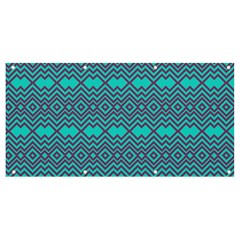 Abstract Chevron Zigzag Pattern Banner And Sign 8  X 4  by danenraven