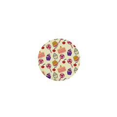 Cupcake Pattern Lollipop 1  Mini Buttons by danenraven