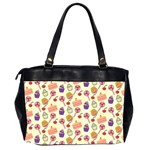 Cupcake Pattern Lollipop Oversize Office Handbag (2 Sides) Back