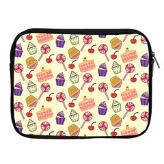 Cupcake Pattern Lollipop Apple Ipad 2/3/4 Zipper Cases by danenraven