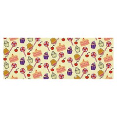 Cupcake Pattern Lollipop Banner And Sign 8  X 3  by danenraven