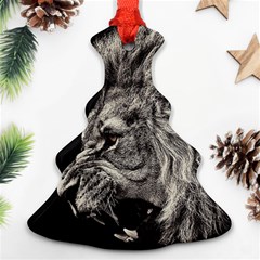 Angry Male Lion Ornament (christmas Tree) 