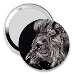 Angry Male Lion 3  Handbag Mirrors Front