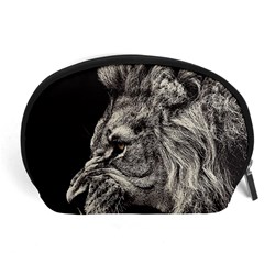 Angry Male Lion Accessory Pouch (large)