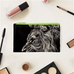 Angry Male Lion Cosmetic Bag (XS) Front