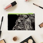 Angry Male Lion Cosmetic Bag (XS) Back