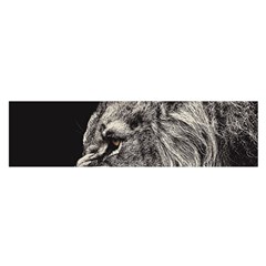 Angry Male Lion Oblong Satin Scarf (16  X 60 ) by Jancukart