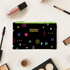 Geometric Art Colorful Shape Cosmetic Bag (xs) by Ravend