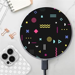 Geometric Art Colorful Shape Wireless Charger by Ravend