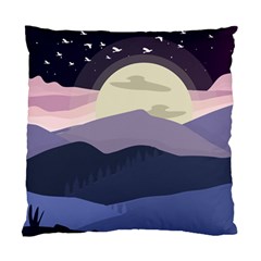 Illustration People Enjoying Summer Season Standard Cushion Case (two Sides) by Ravend