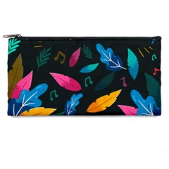 Illustrations Background Pattern Leaves Leaf Nature Texture Pencil Case by Ravend