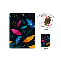 Illustrations Background Pattern Leaves Leaf Nature Texture Playing Cards Single Design (mini) by Ravend