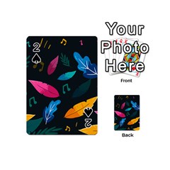 Illustrations Background Pattern Leaves Leaf Nature Texture Playing Cards 54 Designs (mini) by Ravend