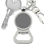 Black And White Background Black Board Checker Bottle Opener Key Chain Front