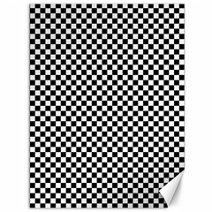 Black And White Background Black Board Checker Canvas 36  X 48  by Ravend