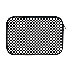 Black And White Background Black Board Checker Apple Macbook Pro 17  Zipper Case by Ravend