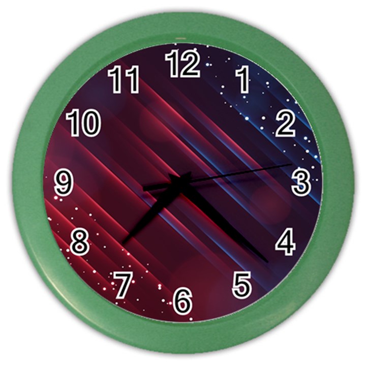 Banner Brochure Flyer Poster Music Color Wall Clock