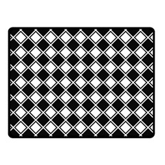 Square Diagonal Pattern Seamless Double Sided Fleece Blanket (small)  by Ravend