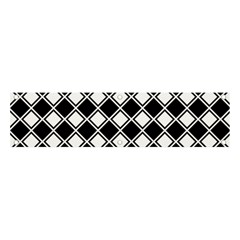 Square Diagonal Pattern Seamless Banner And Sign 4  X 1  by Ravend