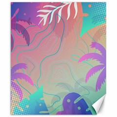 Nature Palm Tree Leaves Leaf Plant Tropical Canvas 20  X 24  by Ravend