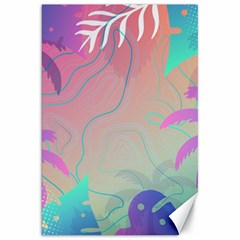 Nature Palm Tree Leaves Leaf Plant Tropical Canvas 20  X 30  by Ravend