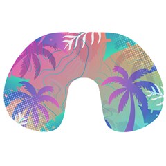 Nature Palm Tree Leaves Leaf Plant Tropical Travel Neck Pillow by Ravend