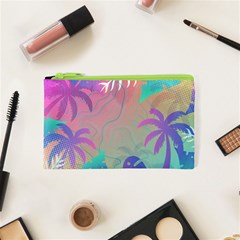 Nature Palm Tree Leaves Leaf Plant Tropical Cosmetic Bag (xs) by Ravend