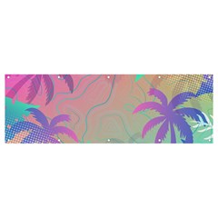 Nature Palm Tree Leaves Leaf Plant Tropical Banner And Sign 12  X 4  by Ravend