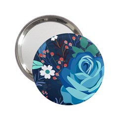 Floral Background Digital Art 2 25  Handbag Mirrors