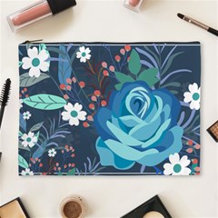 Floral Background Digital Art Cosmetic Bag (xl) by Ravend