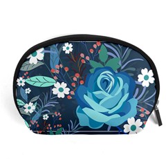 Floral Background Digital Art Accessory Pouch (large) by Ravend