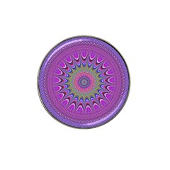 Art Mandala Design Ornament Flower Hat Clip Ball Marker (10 pack)