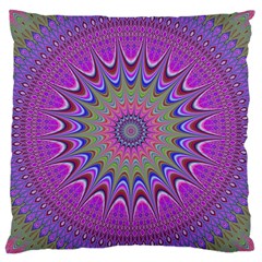 Art Mandala Design Ornament Flower Large Cushion Case (One Side)