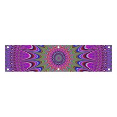 Art Mandala Design Ornament Flower Banner And Sign 4  X 1 