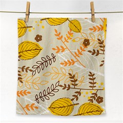 Leaf Leaves Flower Background Wallpaper Face Towel by danenraven