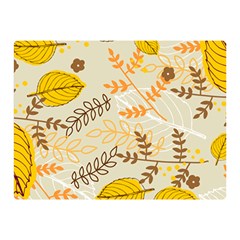 Leaf Leaves Flower Background Wallpaper Double Sided Flano Blanket (mini)  by danenraven