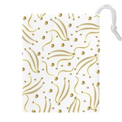 Illustration Pattern Seamless Golden 3d Drawstring Pouch (4xl) by danenraven