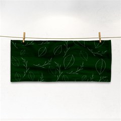 Leaves Leaf Foliage Plant  Background Hand Towel by danenraven