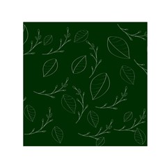 Leaves Leaf Foliage Plant  Background Square Satin Scarf (30  X 30 ) by danenraven