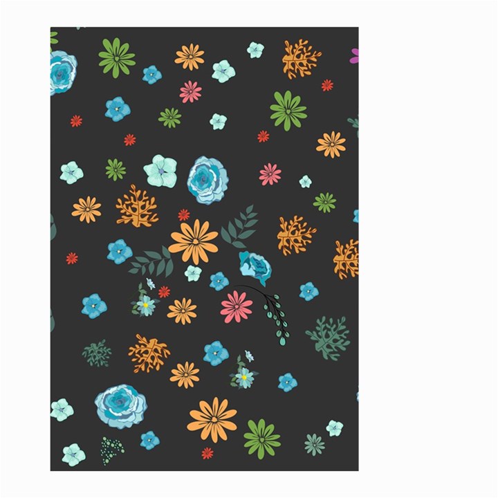 Flowers-leaves Leaf Background Floral Flora Small Garden Flag (Two Sides)