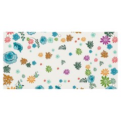 Flowers Flower Leaf Leaves Background Floral Flora Banner And Sign 6  X 3  by danenraven