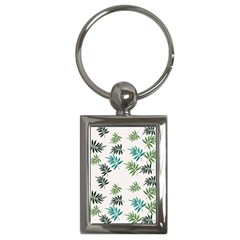 Leaves Leaf Green Nature Key Chain (Rectangle)