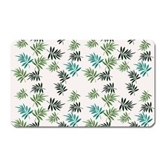 Leaves Leaf Green Nature Magnet (Rectangular)