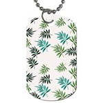 Leaves Leaf Green Nature Dog Tag (One Side) Front