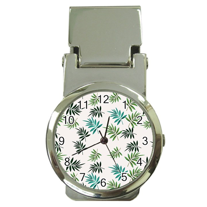 Leaves Leaf Green Nature Money Clip Watches