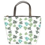 Leaves Leaf Green Nature Bucket Bag Front